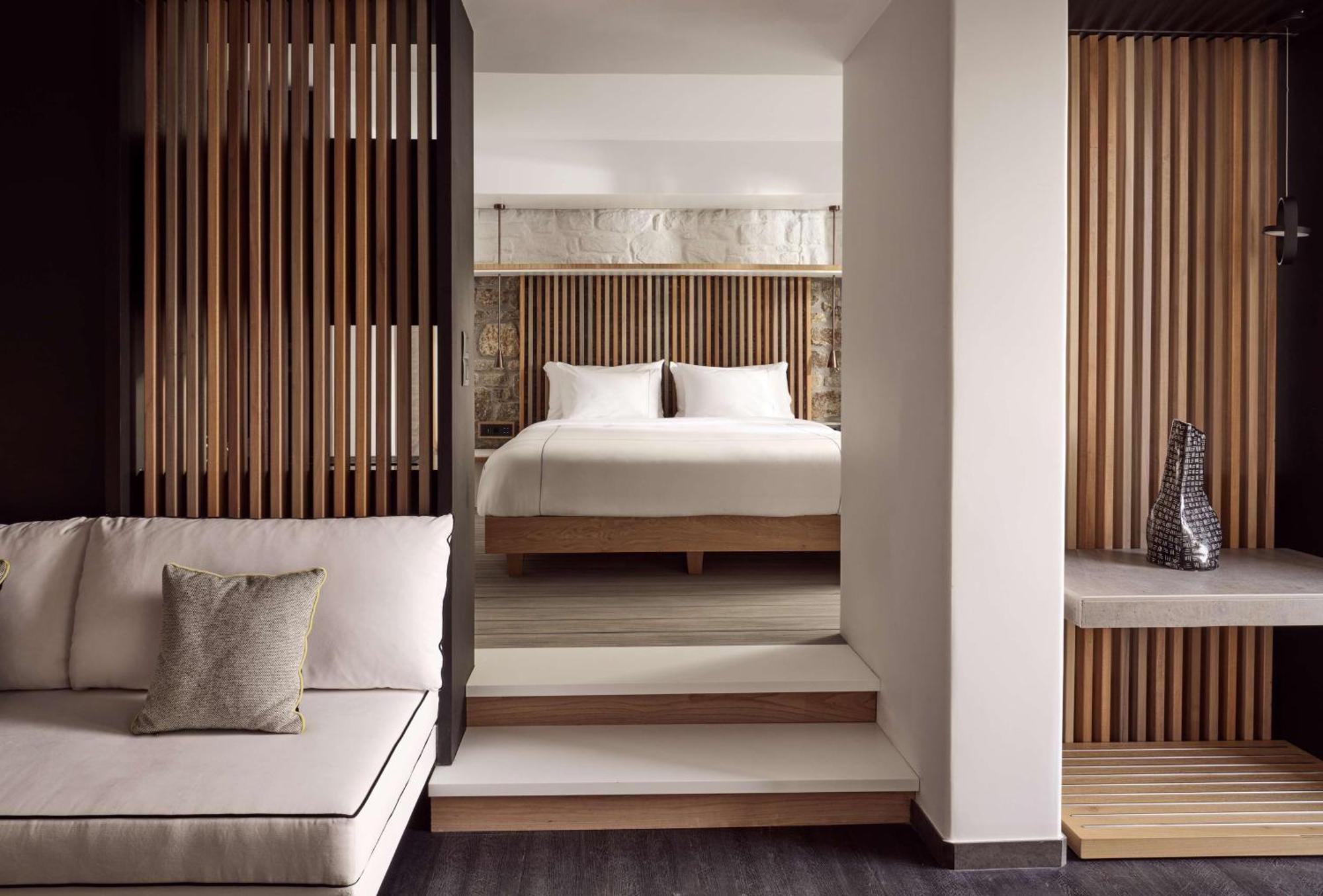 מלון Merchia Beach Semeli Coast Mykonos Curio Collection By Hilton מראה חיצוני תמונה