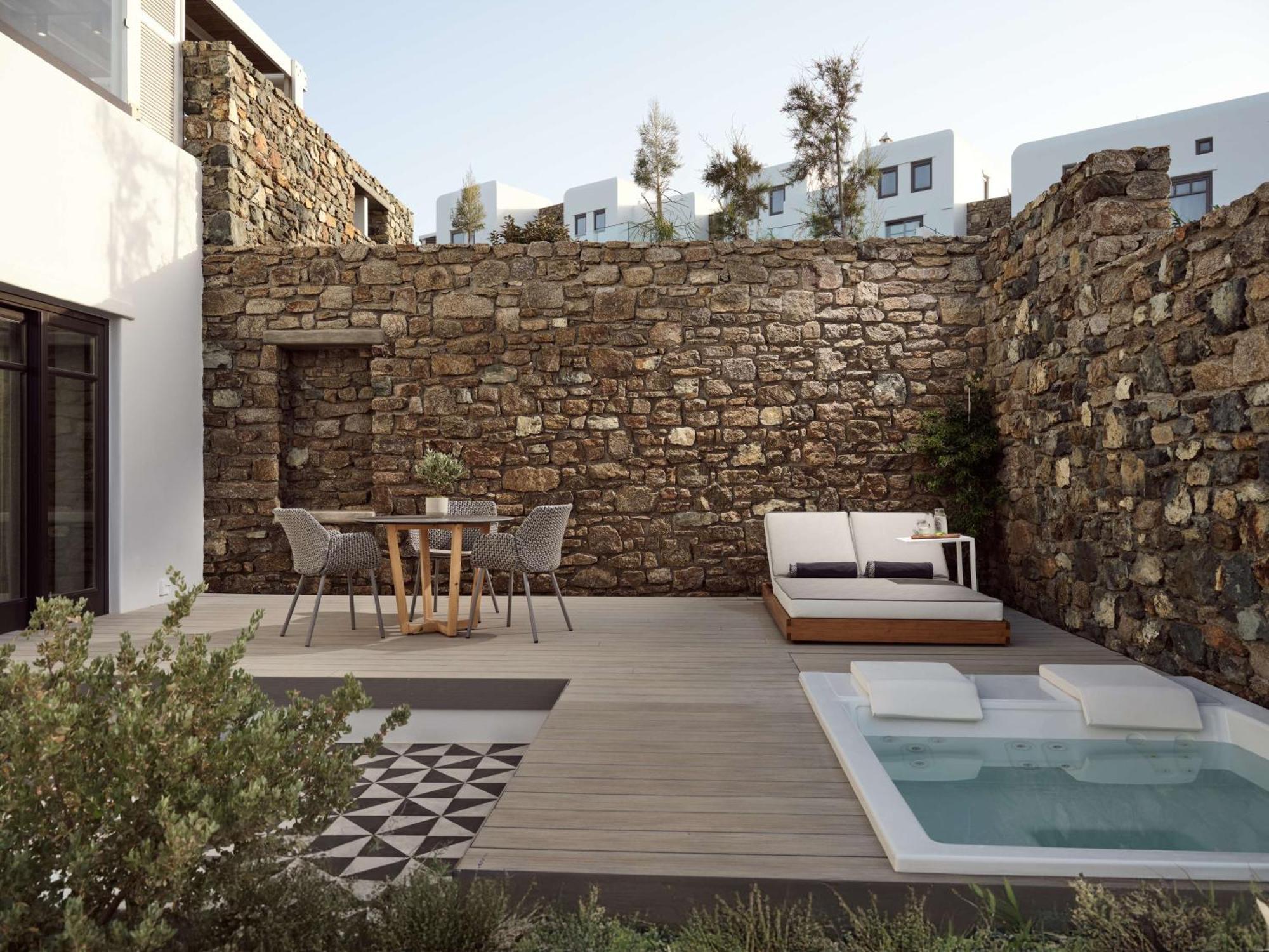 מלון Merchia Beach Semeli Coast Mykonos Curio Collection By Hilton מראה חיצוני תמונה
