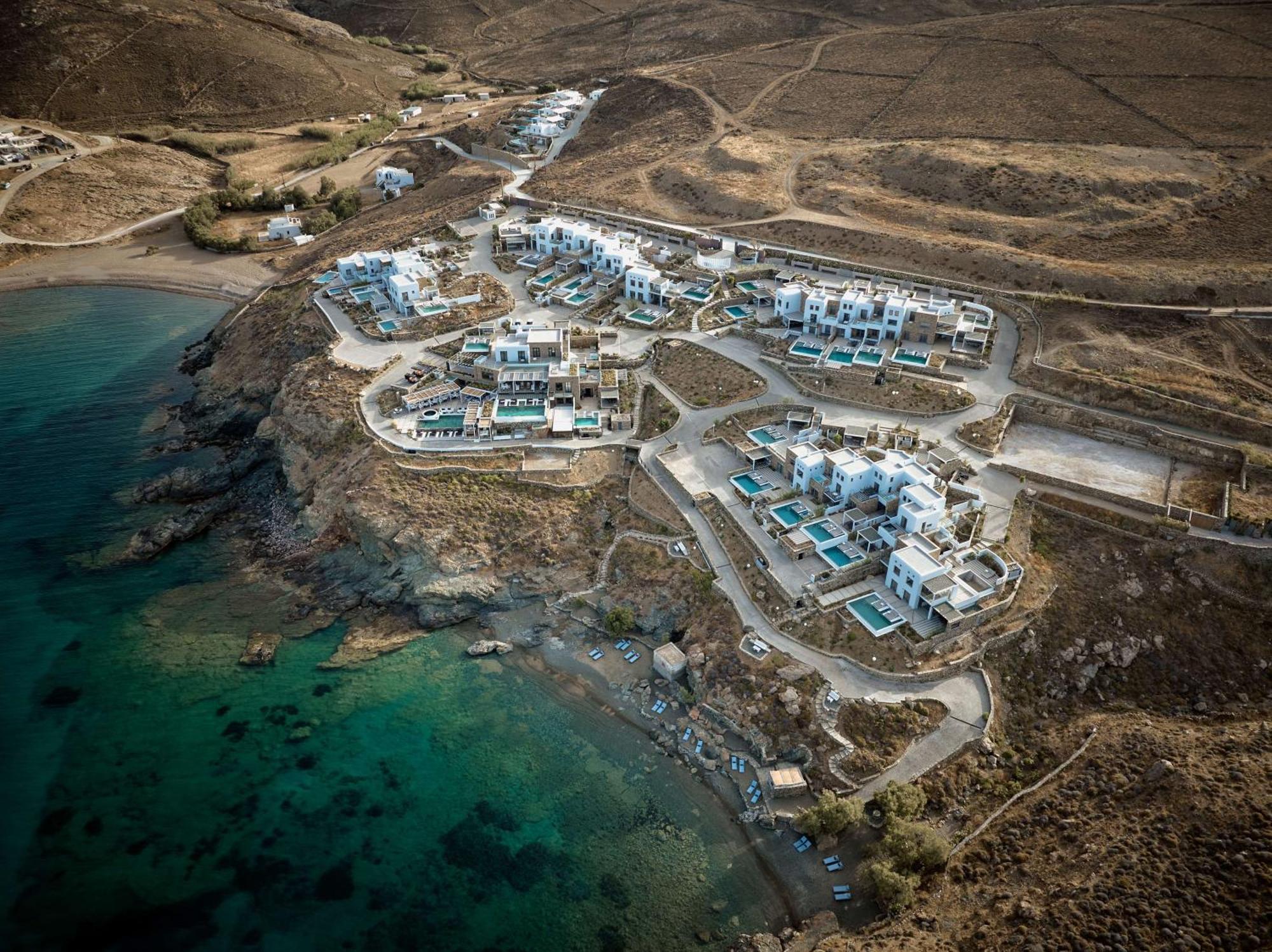 מלון Merchia Beach Semeli Coast Mykonos Curio Collection By Hilton מראה חיצוני תמונה