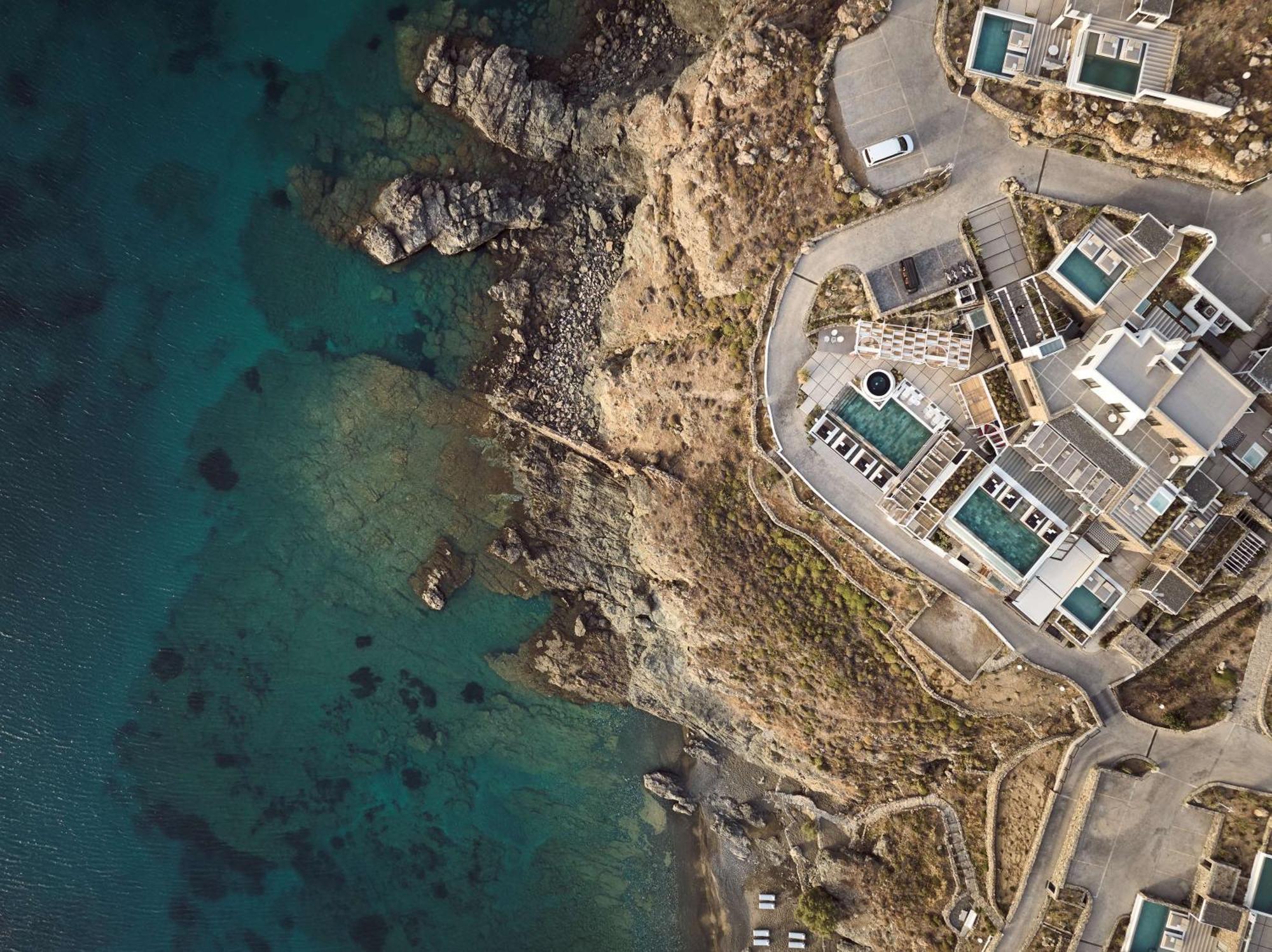 מלון Merchia Beach Semeli Coast Mykonos Curio Collection By Hilton מראה חיצוני תמונה