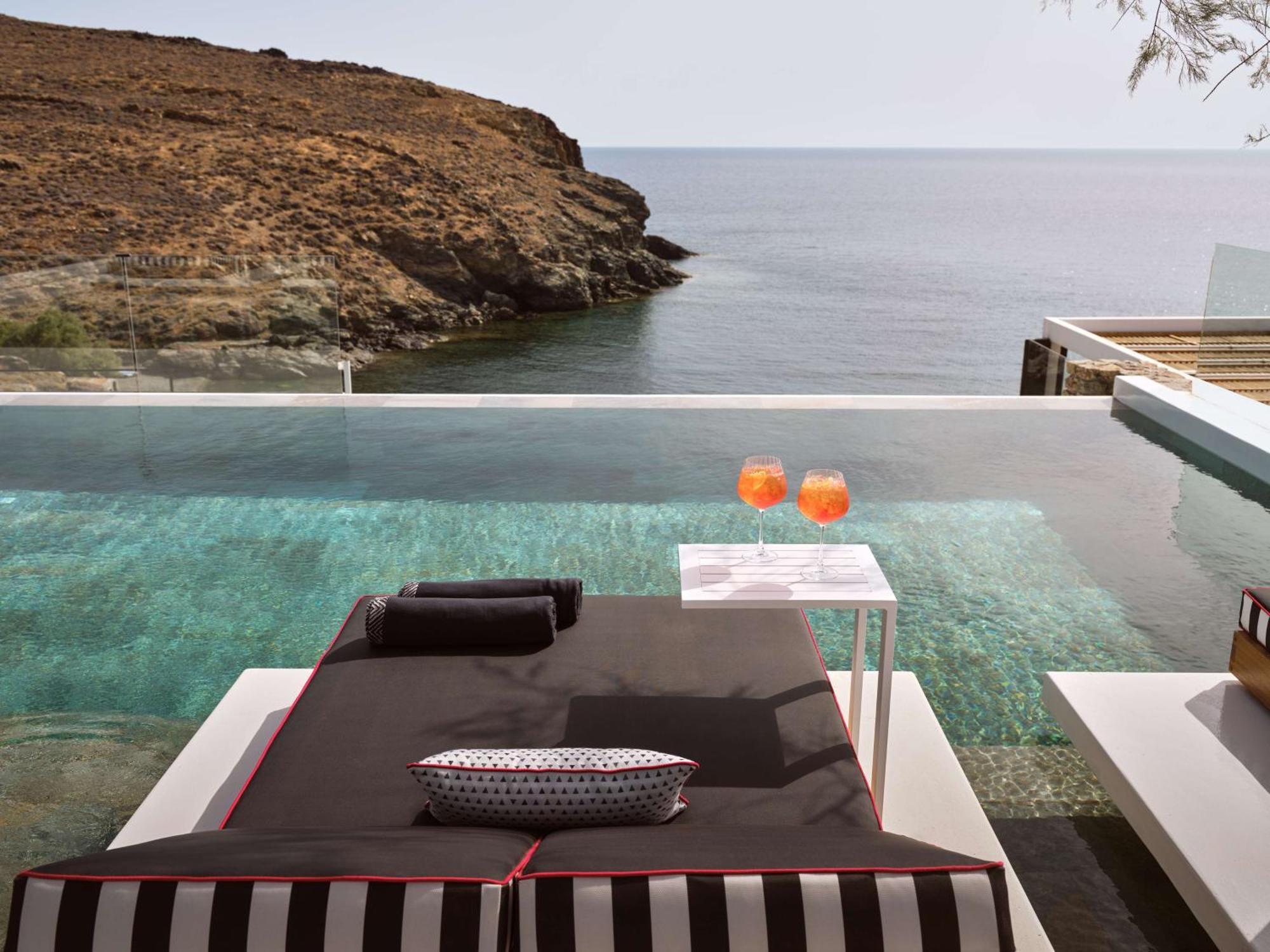 מלון Merchia Beach Semeli Coast Mykonos Curio Collection By Hilton מראה חיצוני תמונה