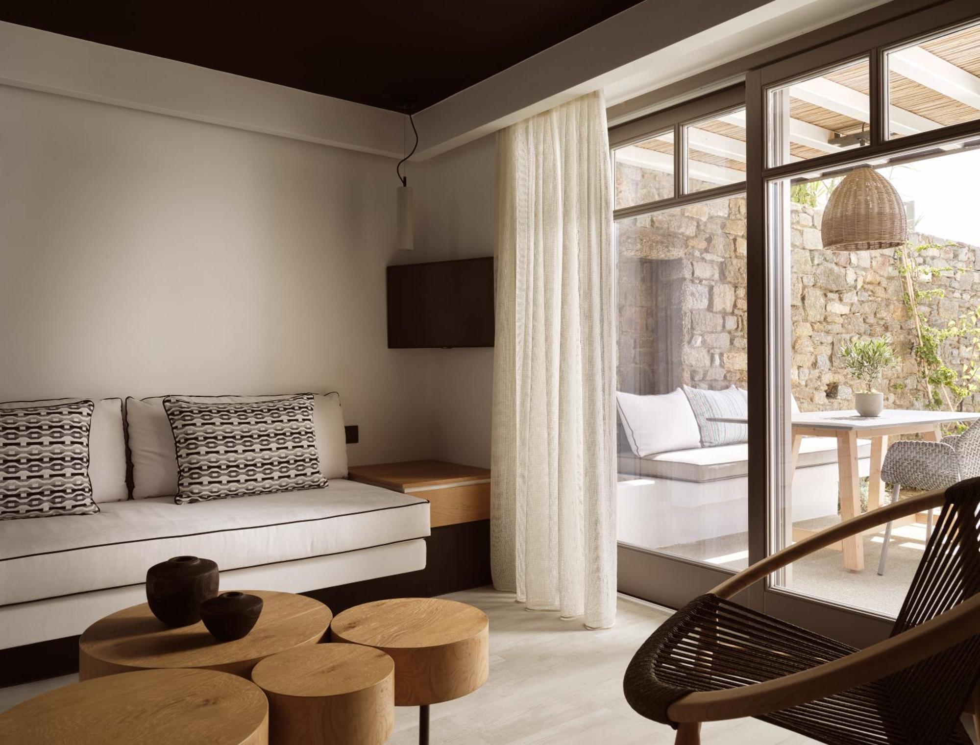 מלון Merchia Beach Semeli Coast Mykonos Curio Collection By Hilton מראה חיצוני תמונה