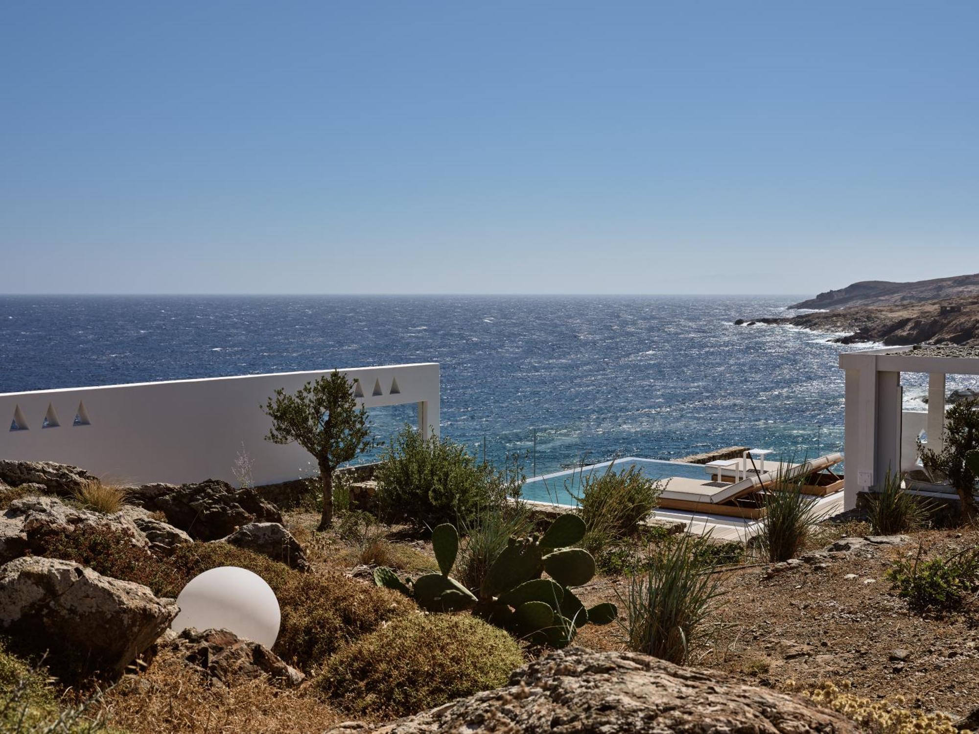 מלון Merchia Beach Semeli Coast Mykonos Curio Collection By Hilton מראה חיצוני תמונה