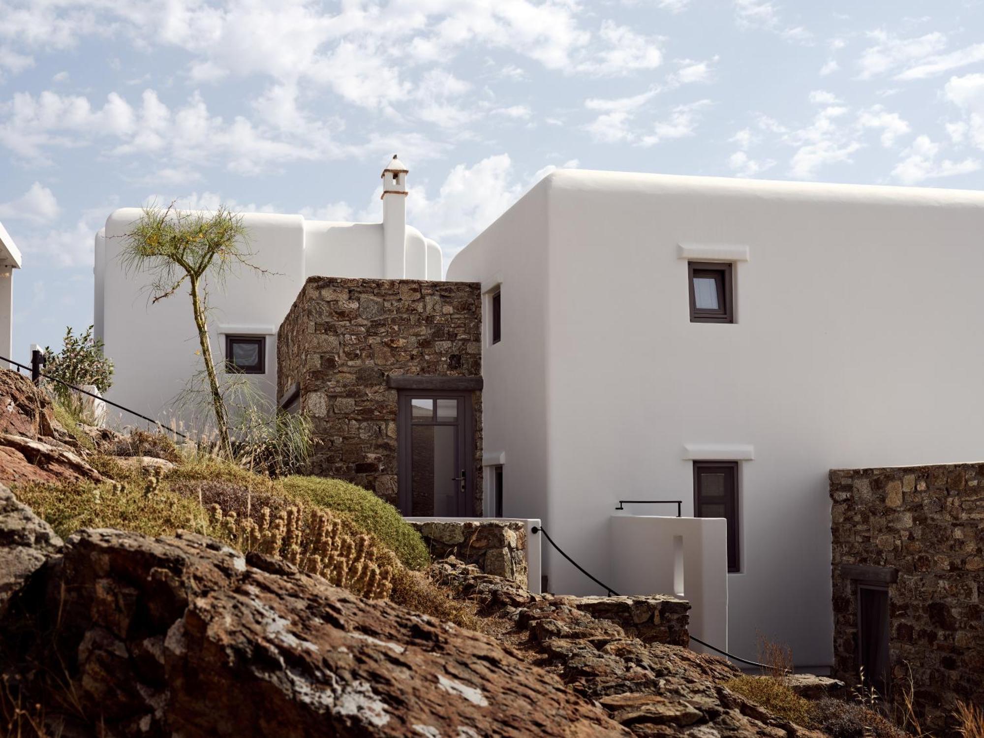 מלון Merchia Beach Semeli Coast Mykonos Curio Collection By Hilton מראה חיצוני תמונה