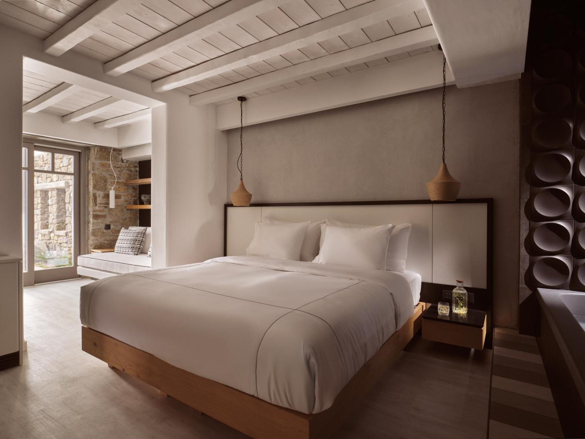 מלון Merchia Beach Semeli Coast Mykonos Curio Collection By Hilton מראה חיצוני תמונה
