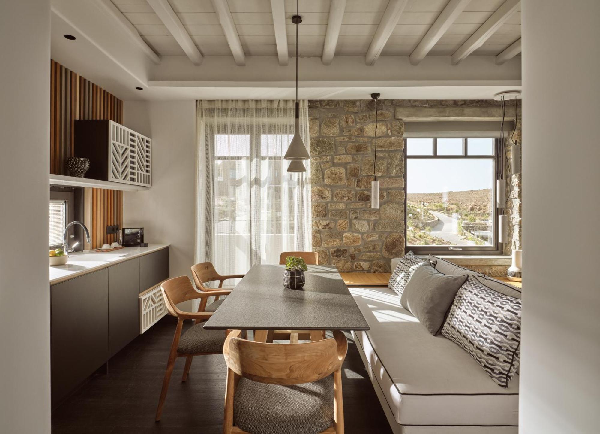 מלון Merchia Beach Semeli Coast Mykonos Curio Collection By Hilton מראה חיצוני תמונה