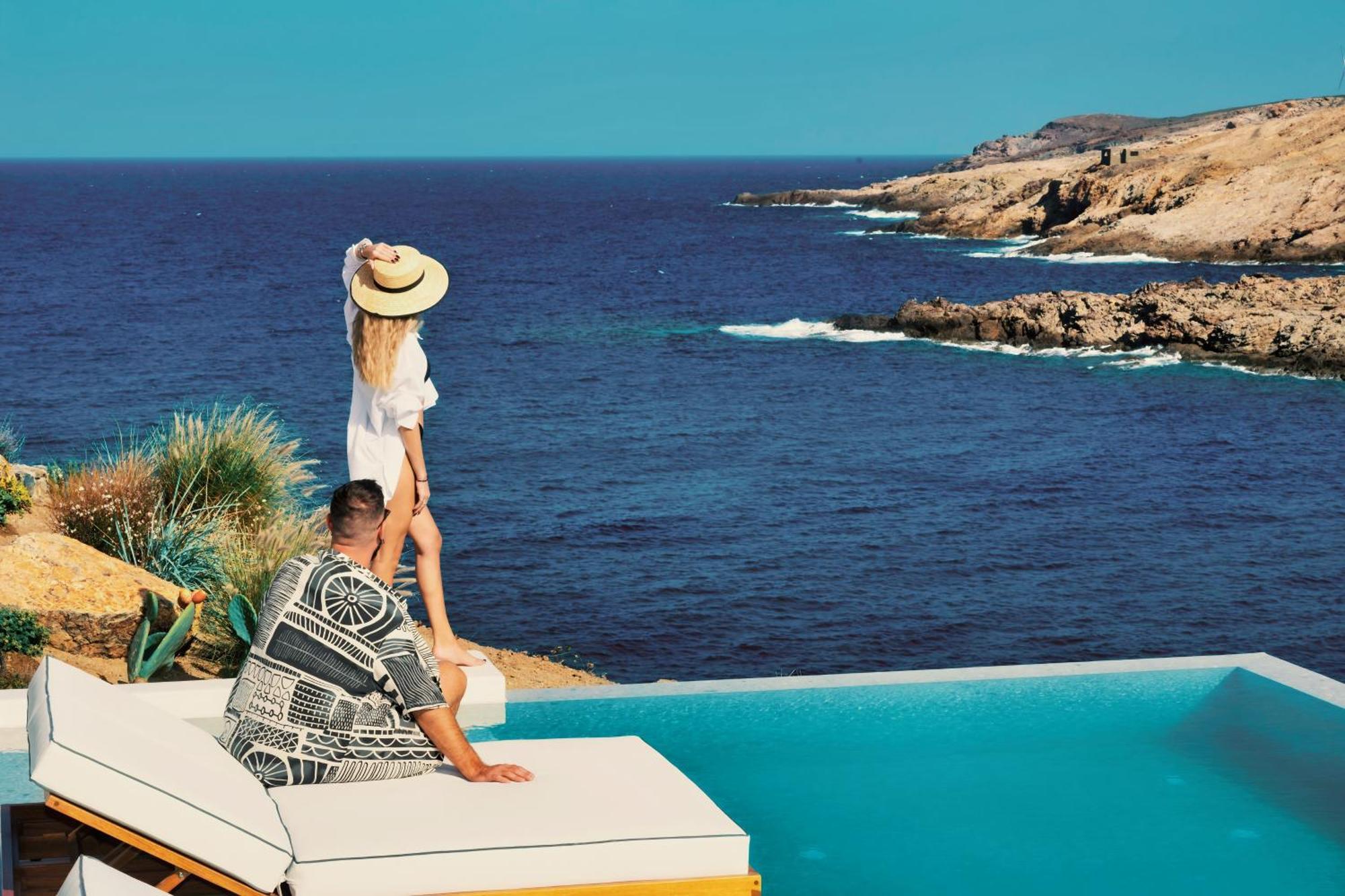 מלון Merchia Beach Semeli Coast Mykonos Curio Collection By Hilton מראה חיצוני תמונה