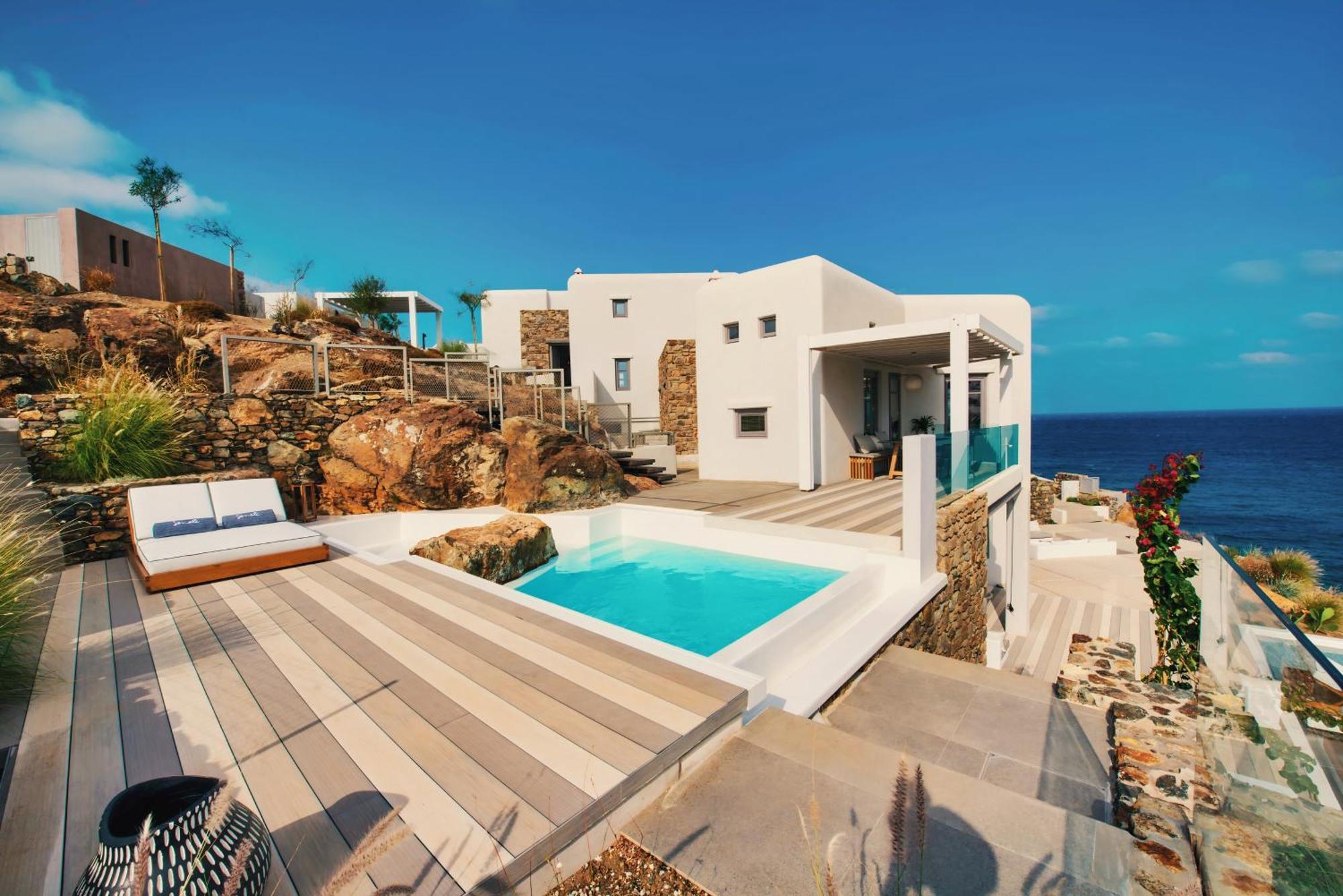 מלון Merchia Beach Semeli Coast Mykonos Curio Collection By Hilton מראה חיצוני תמונה